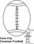 Cave City Cavemen Football Coloring Pages Cave City Caveman Coloring Pages- Cave City School Coloring Pages